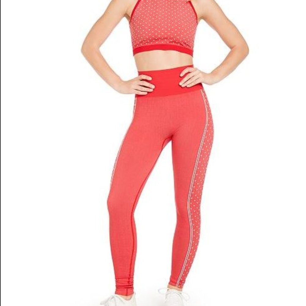 Ideology Hearts Crop Bra and Leggings XL